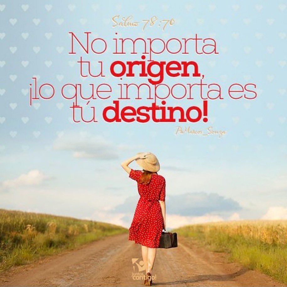 “Eligió a David su siervo, Y lo tomó de las majadas de las ovejas;” Salmos 78:70 #rpsp

Señor mi Dios te alabo por todo lo que has hecho en mi vida, mi destino está en tus manos, en Jesucristo, amén 🙏