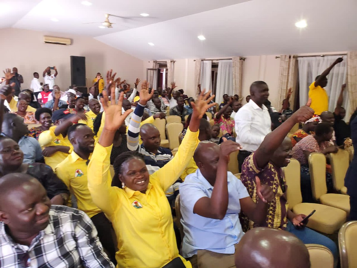 OgwangOgwang's tweet photo. We have officially launched the MK Teso Cup 2023, as part of the activities to welcome my brother, Gen @mkainerugaba and the entire MK Movement to Teso sub-region. The tournament will run up to 14th August ahead of the big day.

Thank you, the executive committee-Hon. @DaudiKabanda, Hon. @MichealMawanda1 and @BalaamAteenyiDr for gracing the launch.