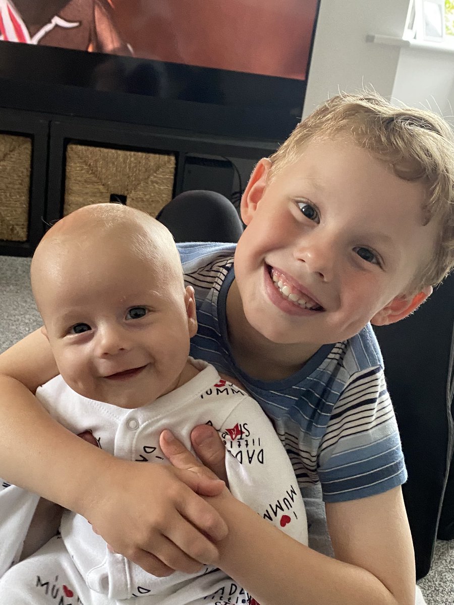 11 weeks old, look at them smiles. #theboys ❤️