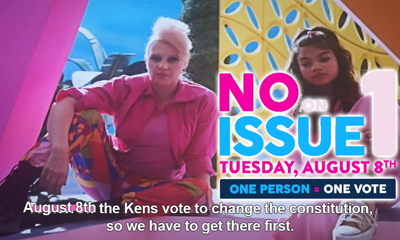 AshleyBWho's tweet photo. Ohio, on August 8th "the Kens vote to change the constitution, so we have to get there first." Vote no on Issue 1! @VoteNoInAugust #VoteNoInAugust https://t.co/7LgWgsJPGD
