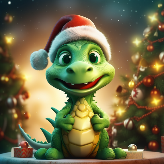 A cute green dragon in a Santa hat on the background of a Christmas tree
📷
#aiart #aiartworks #aiartdaily #generativeart #aiartcommunity #digitalart #generatedart #art #digitalpainting #artist #artwork #digitalartist #characterdesign #characterart #fantasyart