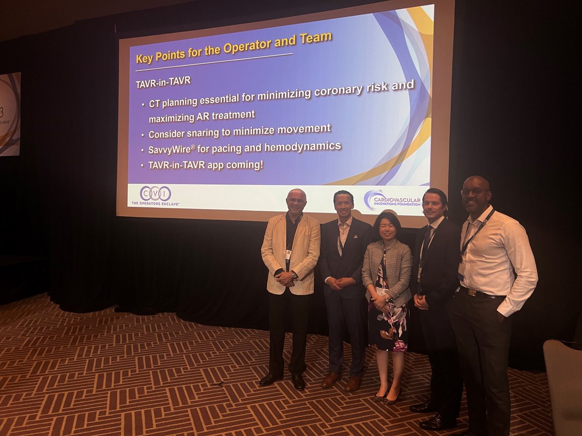 HAEQuebec's tweet image. Great conference, #CVI2023! Thank you Drs. Sorajja, @‌philgenereuxmd,  Sathananthan and @‌bapat_savrtavrfor the excellent review of #SavvyWire ViV, and Drs. @‌esbrilakis, @eshlof, and Marmagkiolis for sharing your insights on the value of #OptoWire for complex PCI procedures