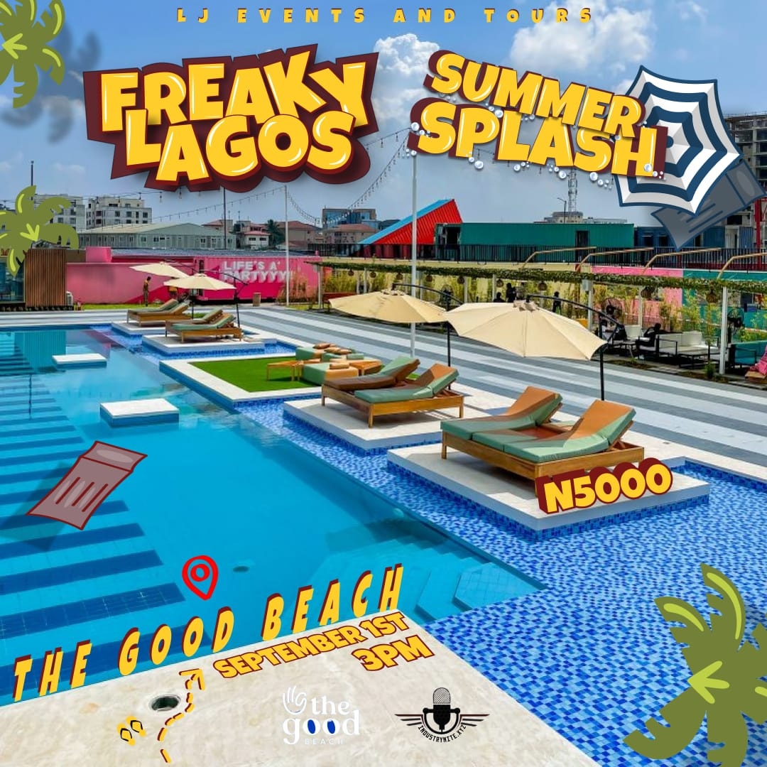 FreakyLagos's tweet photo. Finally, the most anticipated event of the summer is here and we're going to the Good Beach.📢🏖️

Come out and let's have fun at the Freaky Lagos Summer Splash!!!
Lots of fun and exciting things to do, you definitely don't want to miss this!!! 💯🏖️
#unleashdafreak #FreakyLagos https://t.co/inJDPIKSiI