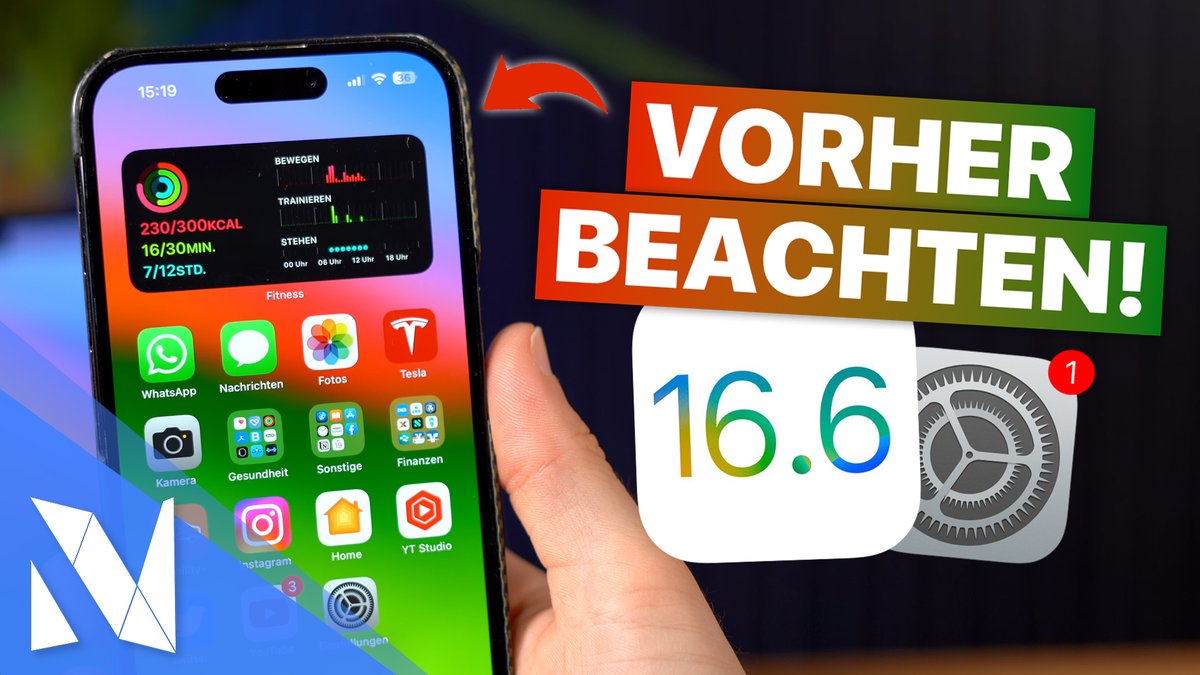 NilsHendrikWelk's tweet image. Nächste Woche wird Apple voraussichtlich iOS 16.6 für alle kompatiblen iPhones veröffentlichen 📱🙌🏼 Was ihr vor dem Update beachten solltet, damit dieses problemlos abläuft, erfahrt ihr in meinem neuen Video!👌🏼🚀 #iOS166 #iOS16 #iOS16Update 
--&amp;gt; youtu.be/bQwJT9r_W1U