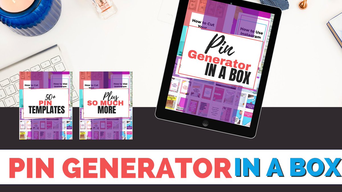 LizStapletonESQ's tweet photo. Tired of wasting hours on creating pins? I created Pin Generator in a Box to help Pinterest managers easily create 50+ pins in minutes - step-by-step instructions &amp; resources to get you up &amp; running in 20 minutes #PinGeneratorinBox https://t.co/RTD7VRFTYM https://t.co/TPtgD01cXF