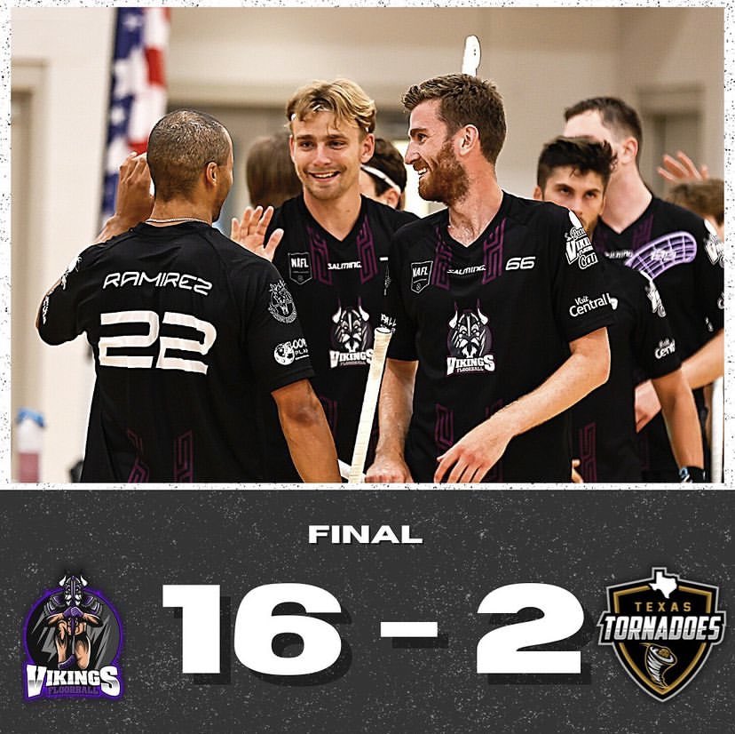 The Vikings win big at home!

#floorball #exelfloorball #floorballplanet #kempasports