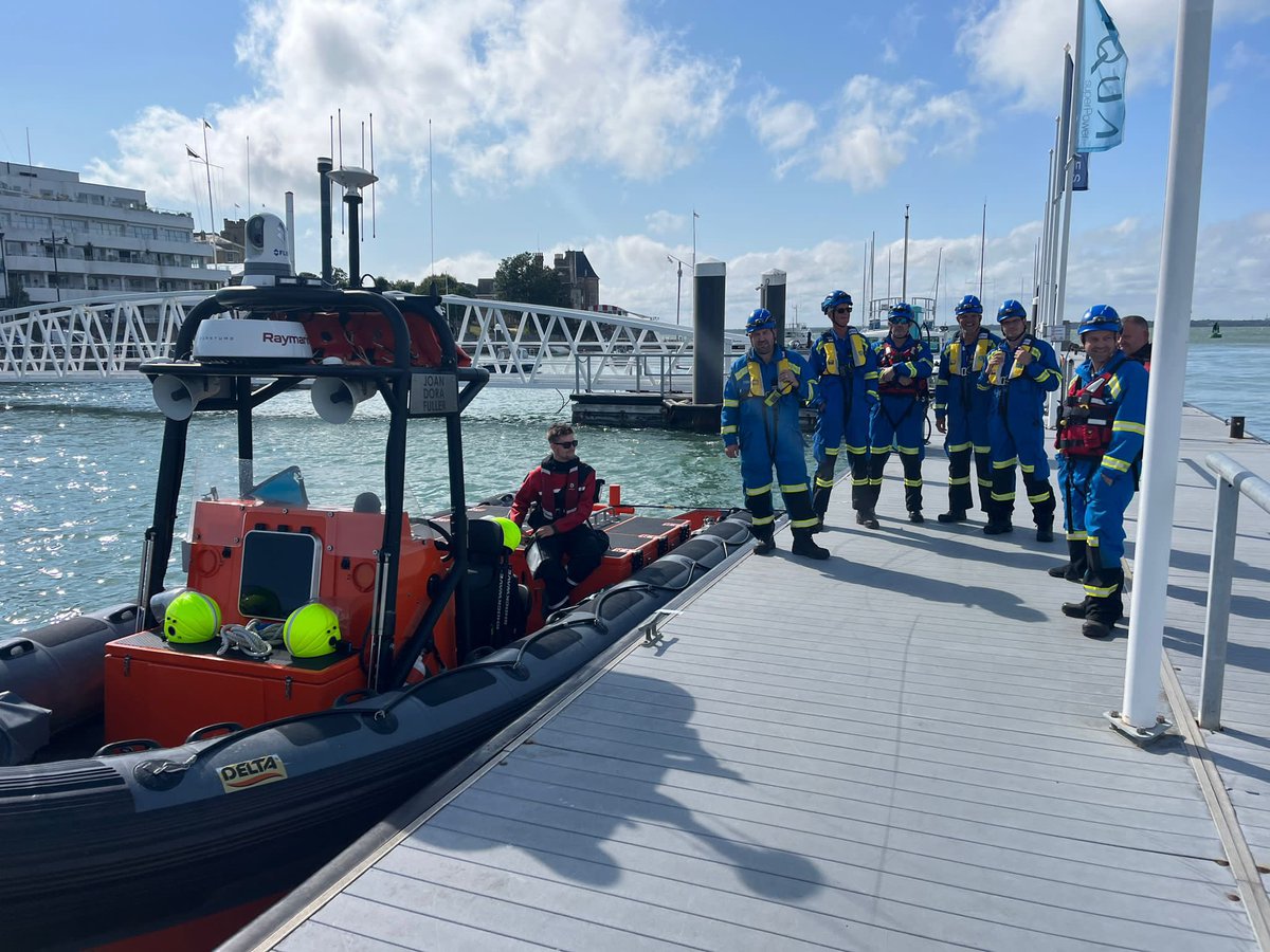 23/7/23 14:31 (incident 78) While afloat on exercise, Gosport Lifeboat tasked to a catamaran with 3 people and 2 dogs on board that had become incapacitated by a rope around its prop. Vessel towed to Trinity Landing in Cowes where it was assisted by <a href="/BembridgeCRT/">Bembridge Coastguard Rescue Team</a>
