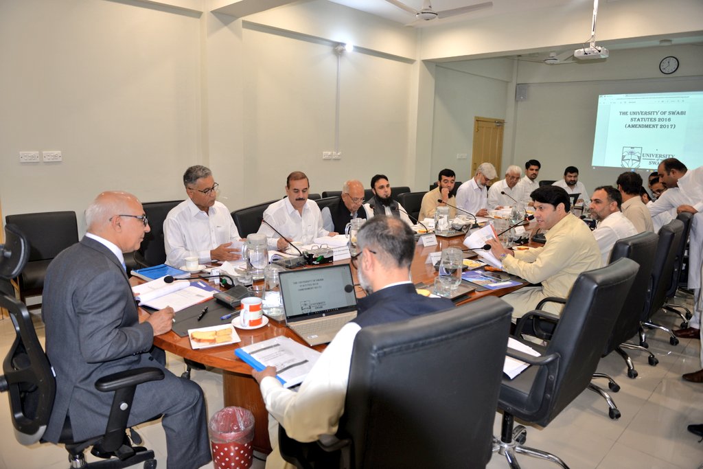 SwabiUniversity's tweet photo. The second session of the 39th meeting of the Syndicate of the #UniversityOfSwabi was held today. https://t.co/i1orYtHXqQ