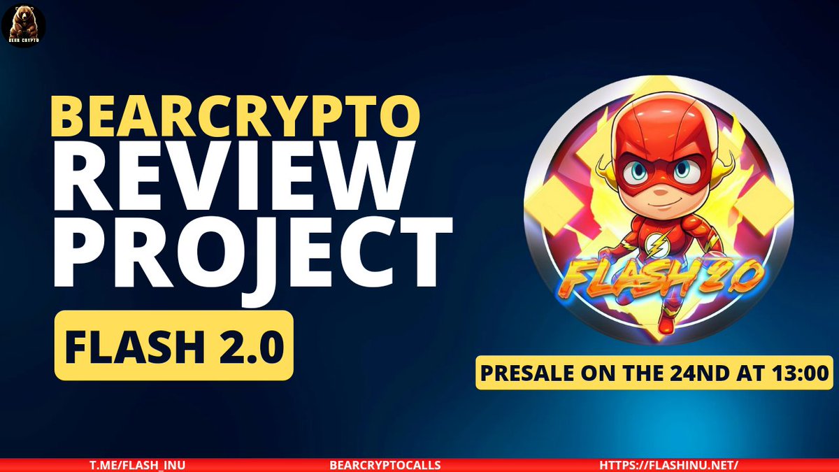 Flash 2.0 will be doing a presale at pinksale, a previous project they were involved in DogeApe 8x , TraderAI 5x dan Memenation 20x.

Lets goo guys 
t.me/flash_inu