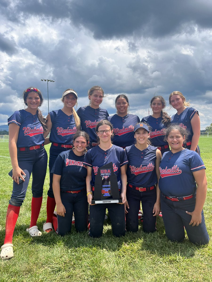 USA Nationals 16A| 4th Place #windmillsblue07 #solberg #usasoftball #BloodSweat&amp;Tears #friendsforever