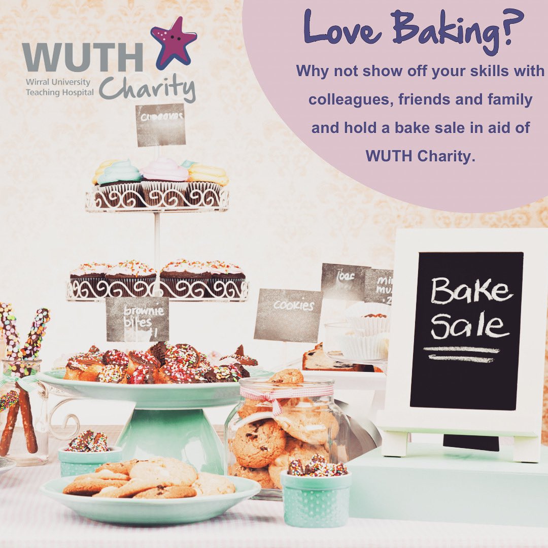 If you are a keen baker and want to show off your whisking skills why not host a bake sale in aid of @WUTHCharity this August? The team are on hand to support you with tips to host your event. To get started please contact the team.