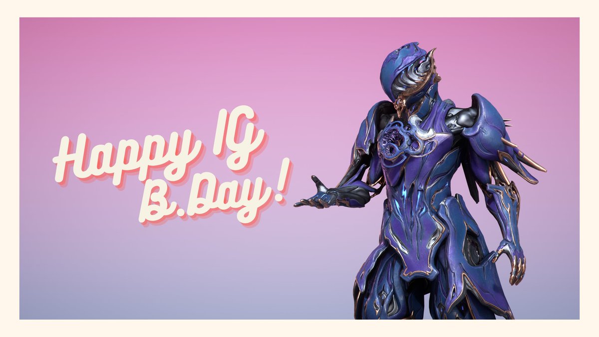 nighttea_wf's tweet photo. Today (24th July) is my Instagram account birthday! Visit the page for further reading. 🥳🎂
#Warframe #warframepc #warframexbox #warframeps #warframecaptura #Captura #warframefashion #warframefashionframe https://t.co/R2Kuct8h66