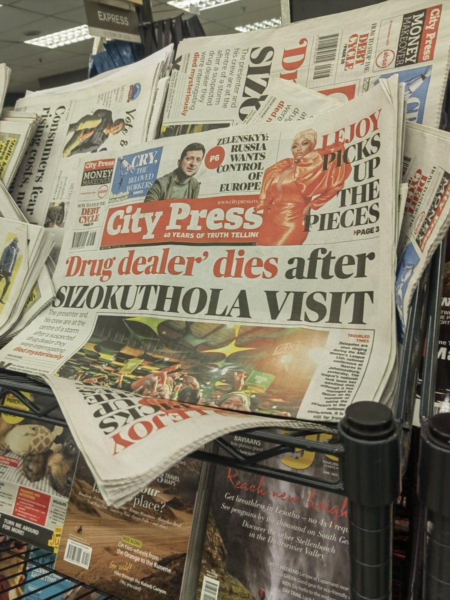 MadiBoity's tweet photo. South African Media is at the bottom of the barrel. Sizokuthola has been exposing drug dealers for months, and they never covered the show. However, a drug dealer dies, the show immediately makes the headline in favour of the alleged drug dealer. 

Some sections of the media and NGOs are at the front of destroying this country.