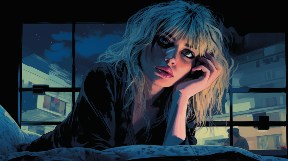 Comics frames showing Courtney Love on the telephone, in a hotel room, in a bathrobe, Gorillaz Character
📷
#aiart #aiartworks #aiartdaily #generativeart #aiartcommunity #digitalart #generatedart #art #digitalpainting #artist #artwork #digitalartist #characterdesign #characterart