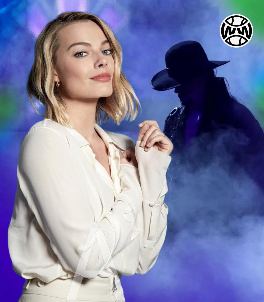 WrestlingWCC's tweet photo. Margot Robbie's favorite wrestler growing up was The Undertaker ⚱️ https://t.co/LpjtkDfjqC