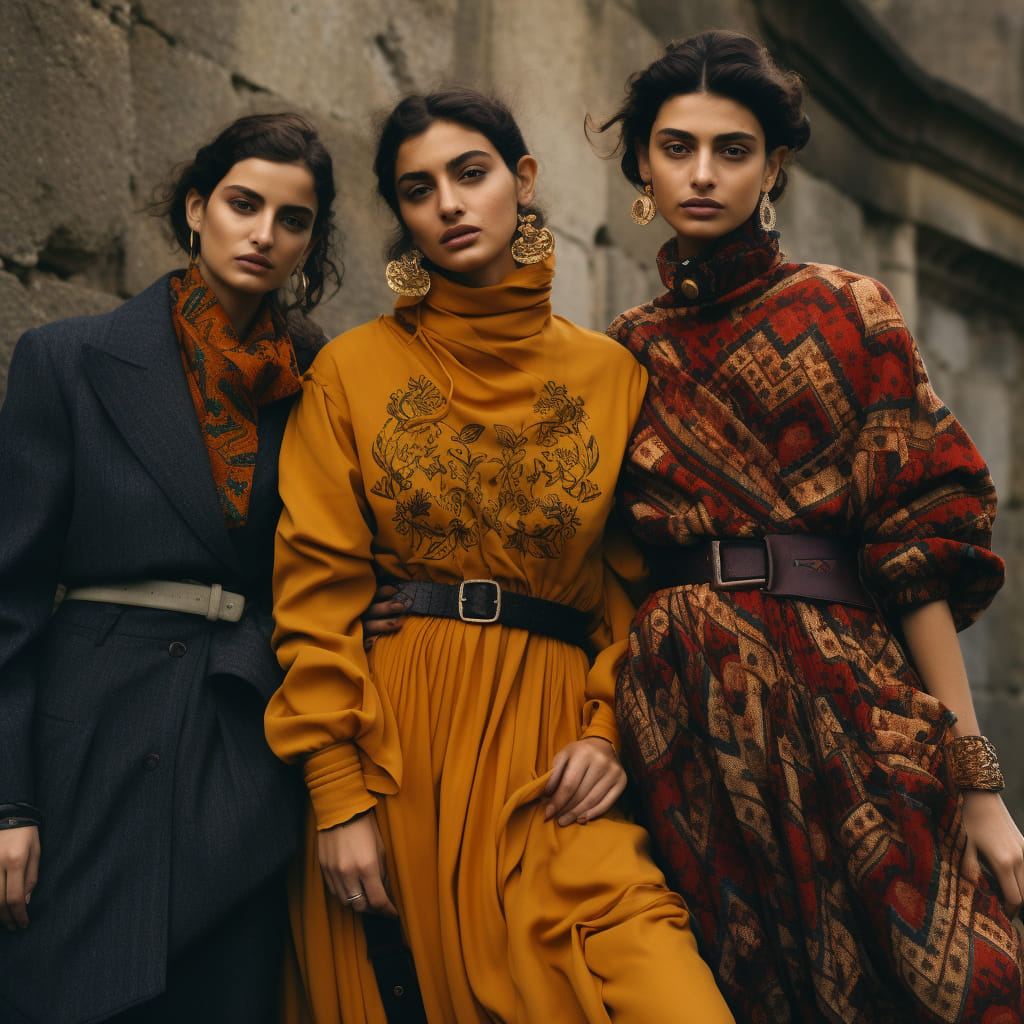 YayDianaV's tweet photo. This new collection of Armenian designers, playing with Armenian traditional costumes and floral sweaters from the 90s is amazing https://t.co/qjmrQR4XW9