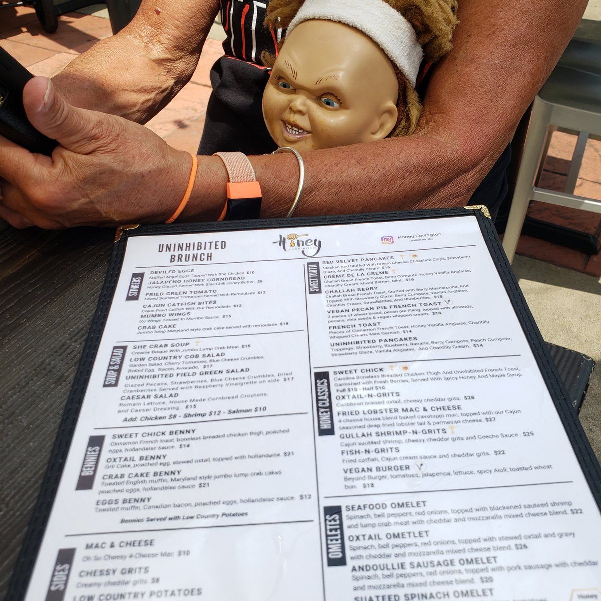 kdwhodey's tweet image. Lunch at Honey Uninhibited. Ran into our guy @DreKirkSWAG Great to see him again! @Carlos_Dunlap