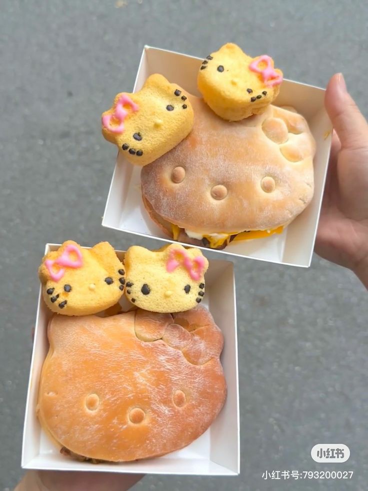 Could be us eating hello kitty burgers