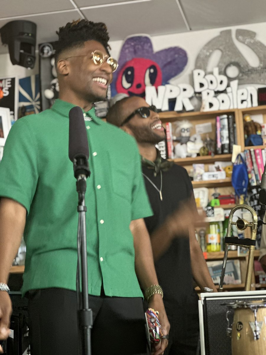 My dawg Chris Brown (the white one from n.o. 😂) sent me these great pics from @nprmusic of our show with my all star guests @manniefresh, The Amours, @Tromboneshorty & @JonBatiste