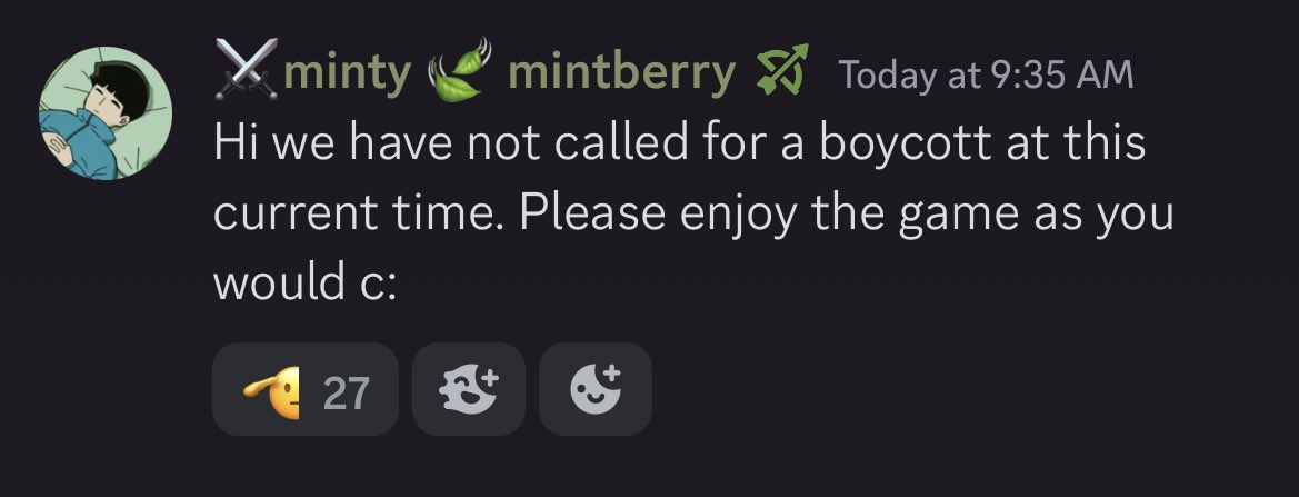 CheriseBombe's tweet photo. Please consider what the actual mods are saying guys - participating puts pressure on the owner to show how important their staff actually are. https://t.co/KQcjx0u0jo