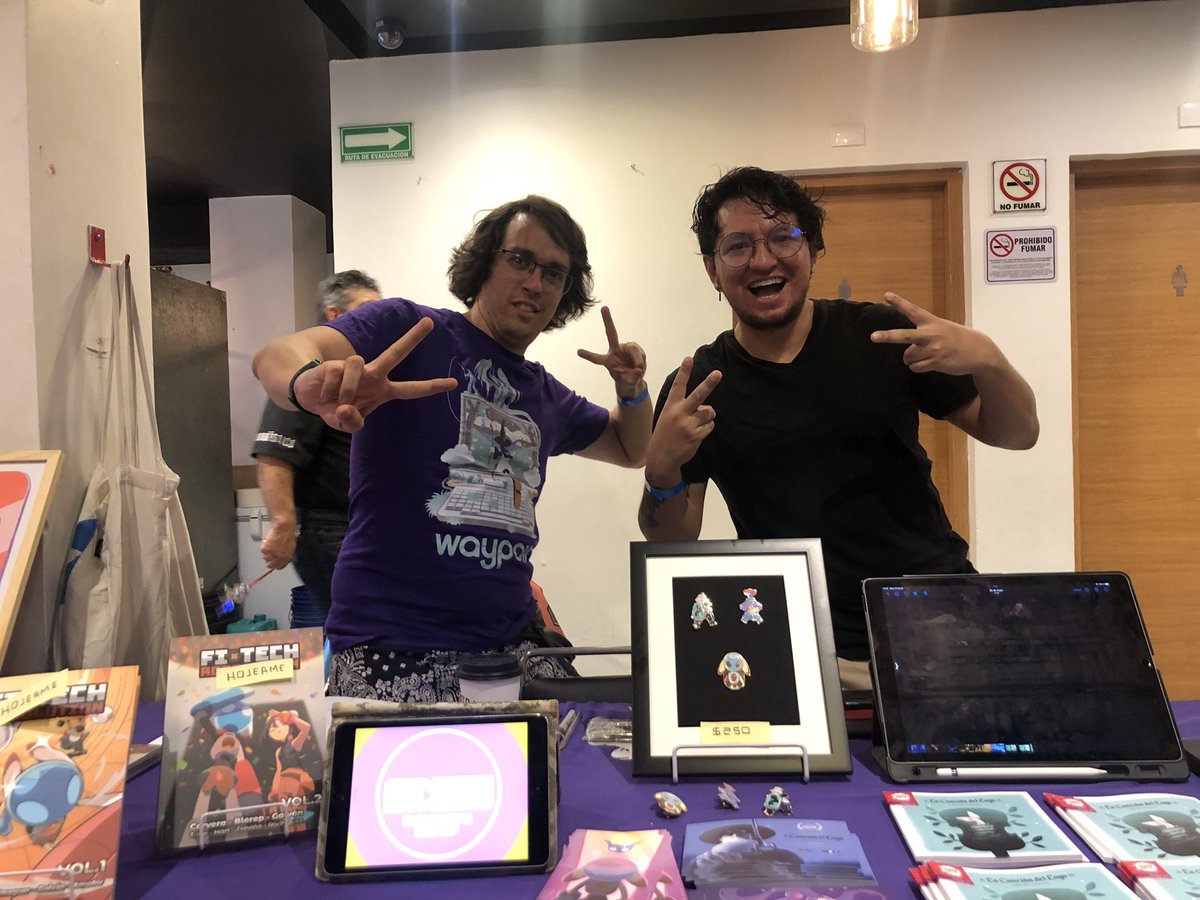 ¡Seguimos en El Bloqué! Doméstico Condesa en CDMX; pasen a nuestro stand para ver un truco de magia ¡transformamos tu dinero en cómics bien perrones!
