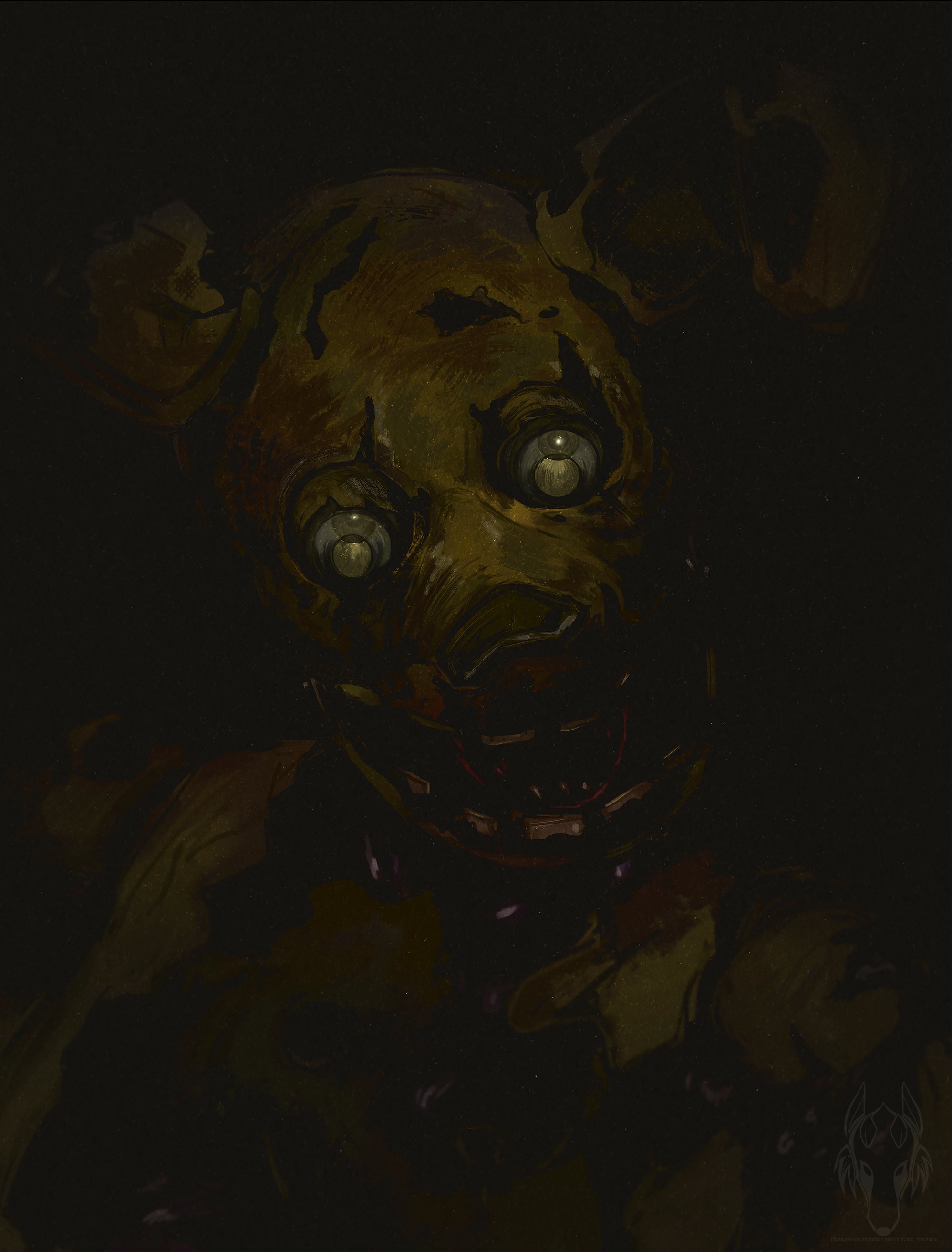 ArtStation - FNaF fanart Shadow Freddy