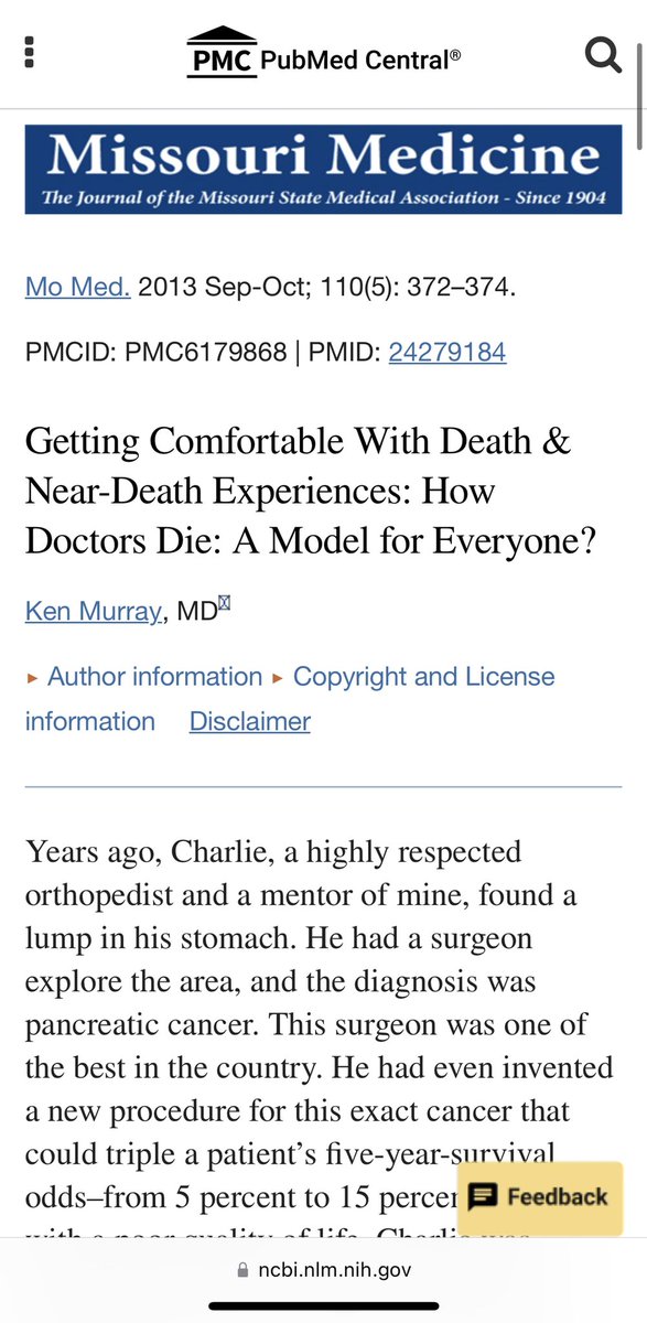 Cernovich's tweet photo. As you get older and have family members age, this is the most important article you can ever read 

HOW DOCTORS DIE

- Of course, doctors don’t want to die; they want to live. But they know enough about modern medicine to know its limits. And they know enough about death to know what all people fear most: dying in pain, and dying alone. They’ve talked about this with their families. They want to be sure, when the time comes, that no heroic measures will happen–that they will never experience, during their last moments on earth, someone breaking their ribs in an attempt to resuscitate them with CPR (that’s what happens if CPR is done right).