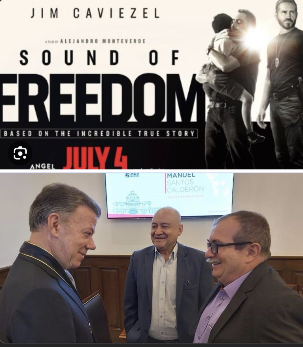 CARLOSFMEJIA's tweet image. El mundo se estremece con desgarradora realidad revelada por “Sound of Freedom” de @EVerastegui filmada en Colombia, país donde pedófilos que reclutaron, abusaron y asesinaron miles de niños fueron premiados con curules en el congreso y presidente que lo hizo recibió Nobel de paz