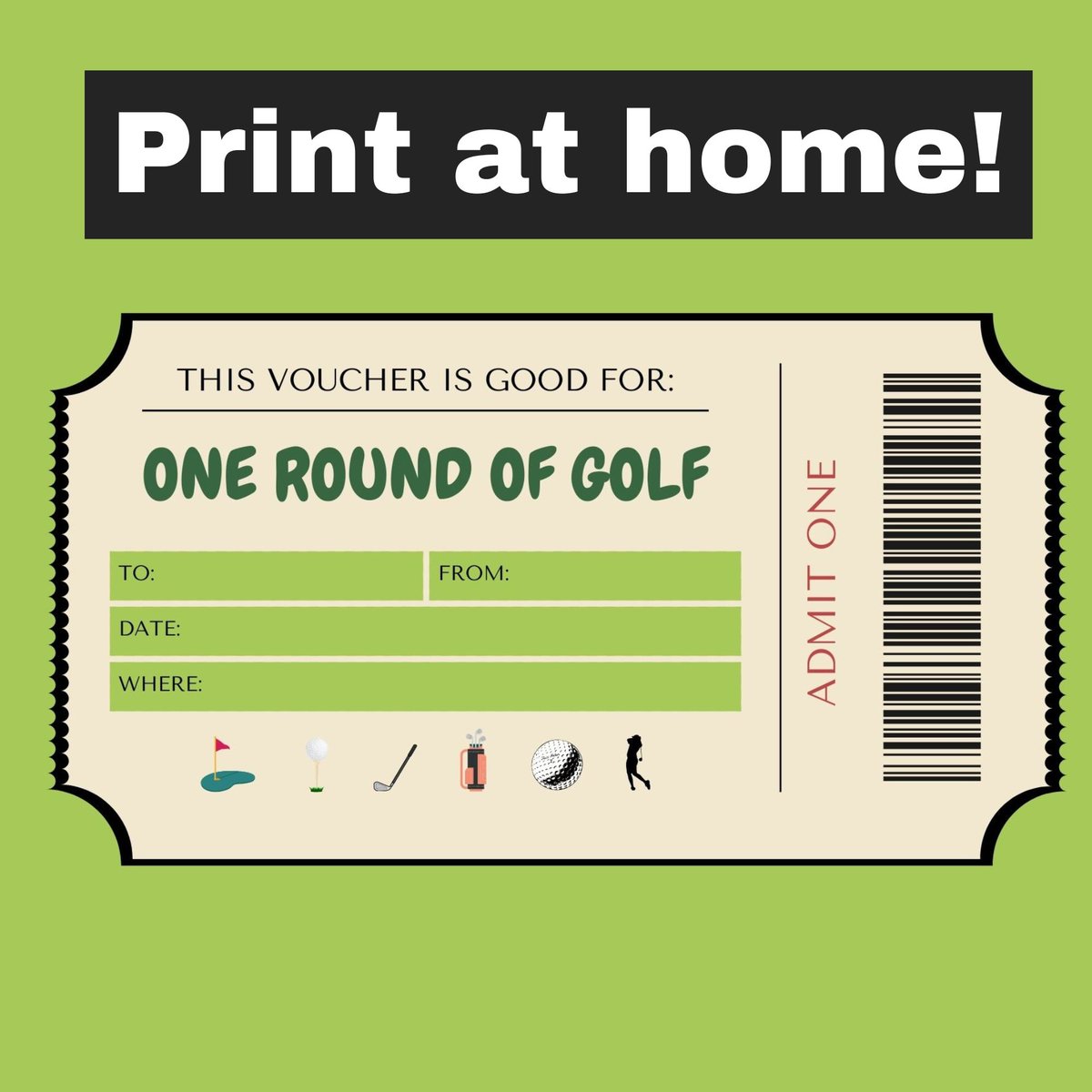 morganblvd's tweet photo. New! Golf Ticket Voucher ⛳️🏌️‍♀️
https://t.co/G3Xkj30bM7 #giftideas #golf #printables https://t.co/3pXJk8F0EQ