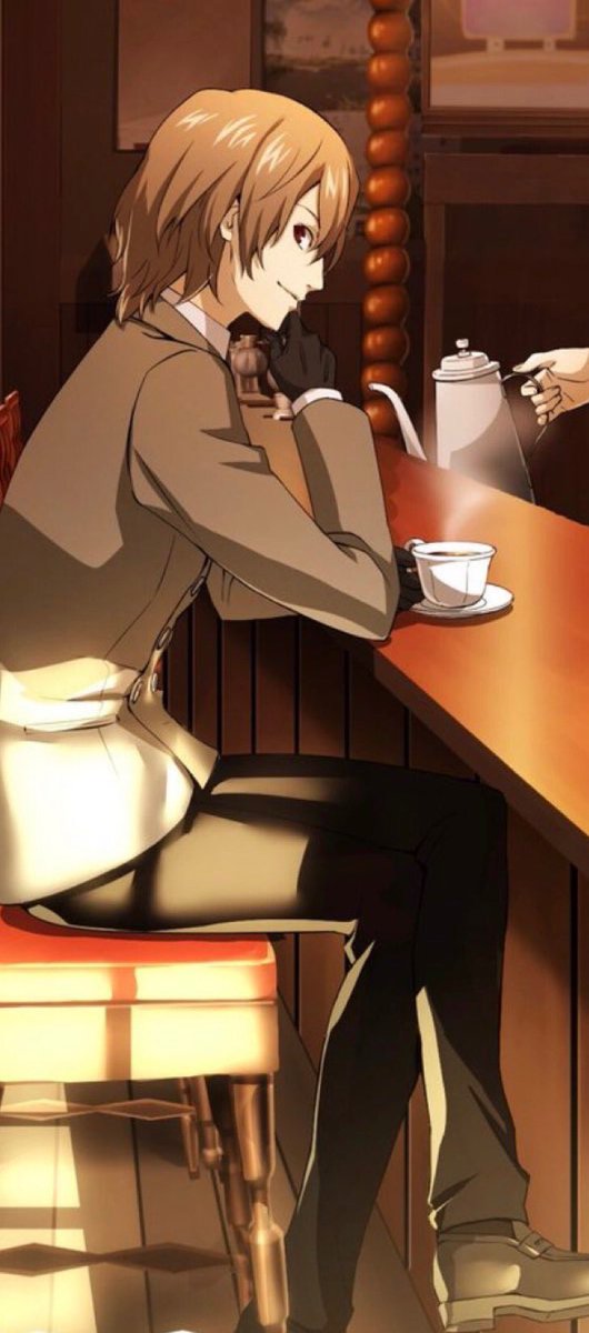Goro_4975's tweet photo. @Iruma_Miu12 Hola *toma café que le había servido a joker* https://t.co/29vi0YHJXT