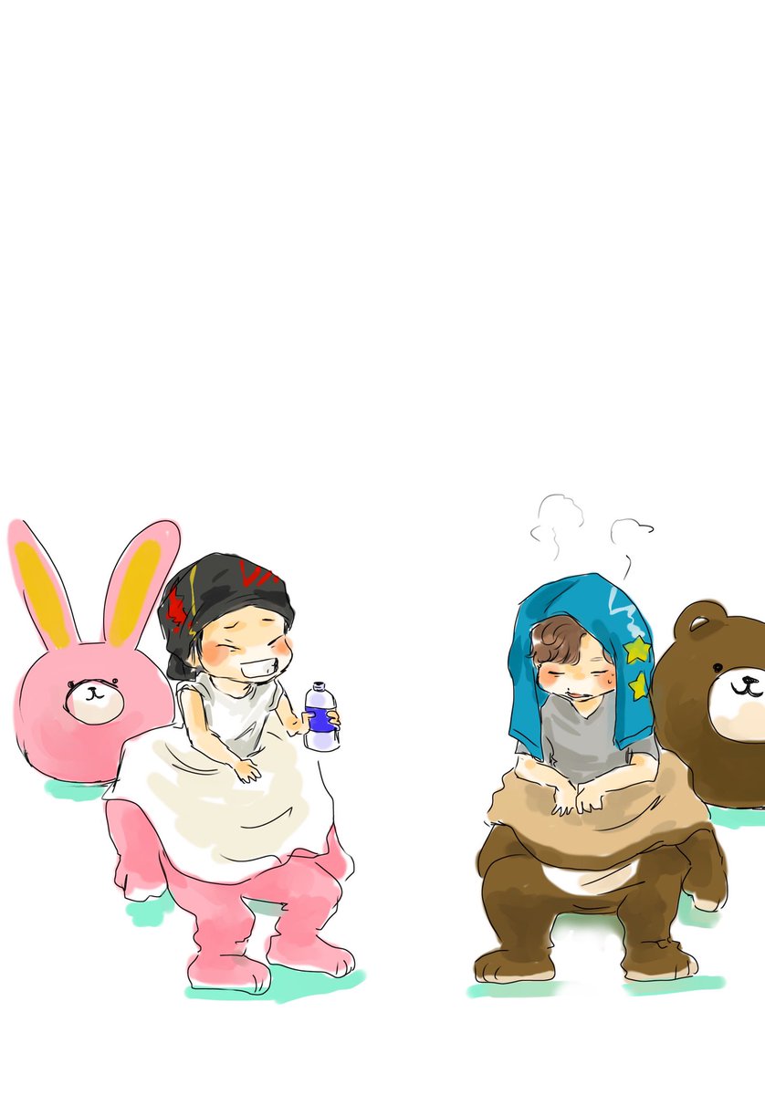 「rkgk  テーマパークにセンニュウだぞ」|カモナ🦆のイラスト