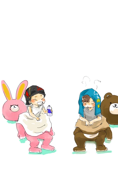 rkgk  テーマパークにセンニュウだぞ