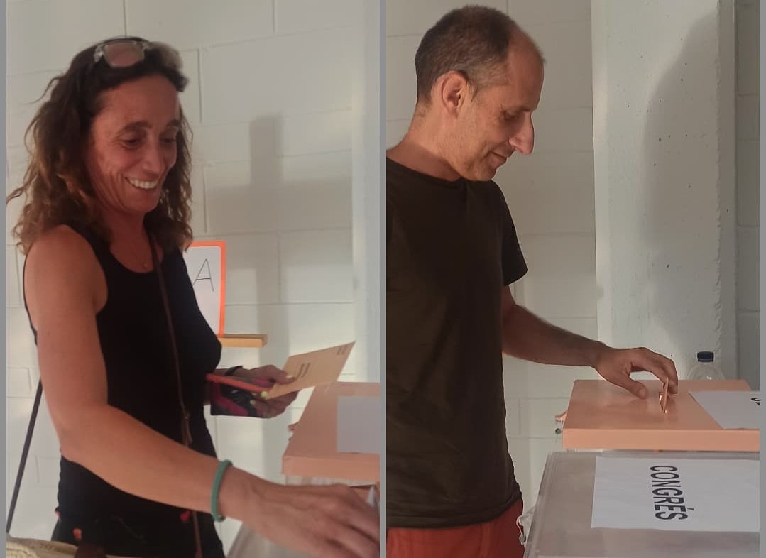 Votar también es fomentar la salud pública. O eso esperamos.
Con #OlgaAyllon.