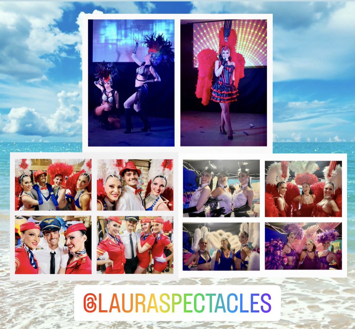 lauraspectacles's tweet photo. Retour en images sur ces 2 belles semaines de Spectacles!🤩 #spectacle #cabaret #unsoiraucabaret #destinations #tourdumonde #summertour #lauraspectacles https://t.co/vIq5PEKxRy