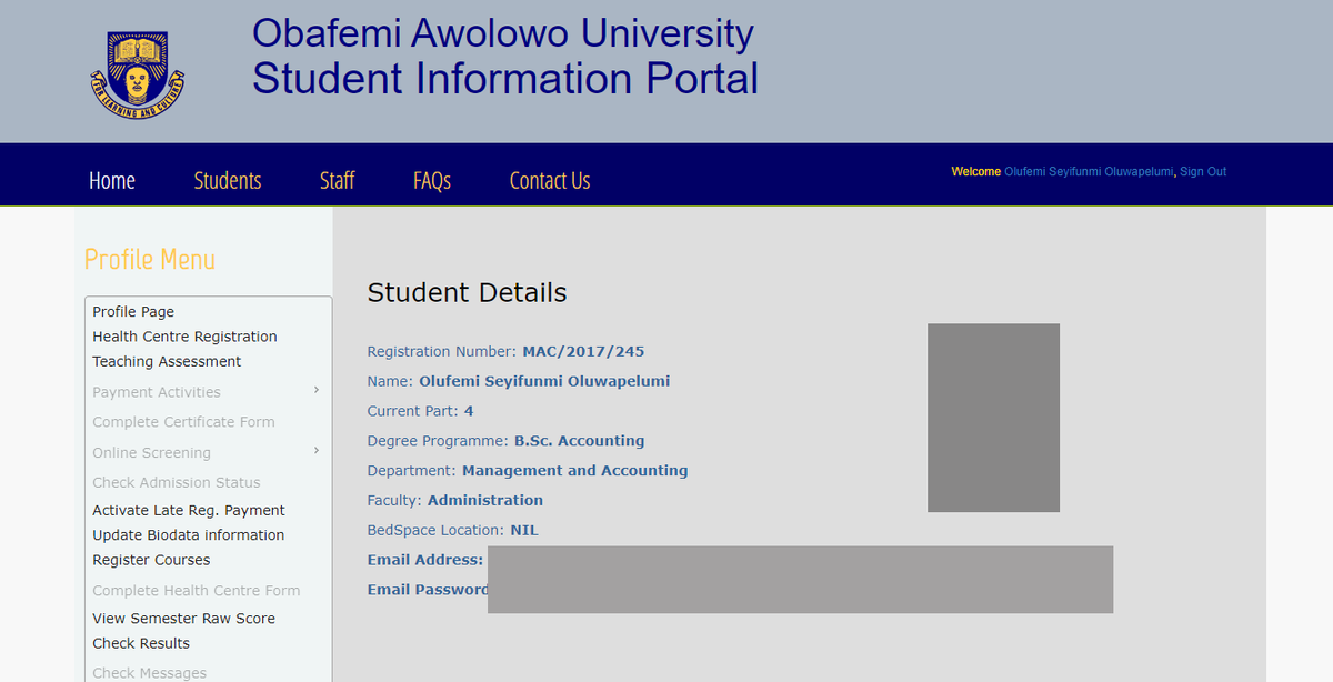 seyifunmidsgn's tweet photo. DAY 8, Today was about redesigning. Redesigned the Obafemi Awolowo University student portal page
  Before                                               After https://t.co/55Q3EJzGE3