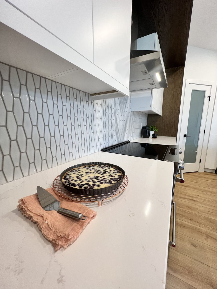 Thank you to <a href="/sugarlovespices/">SugarLoveSpices</a> for coming to our Showhome in Keswick On The River to show off their lovely baking skills with this Finnish Blueberry Pie!