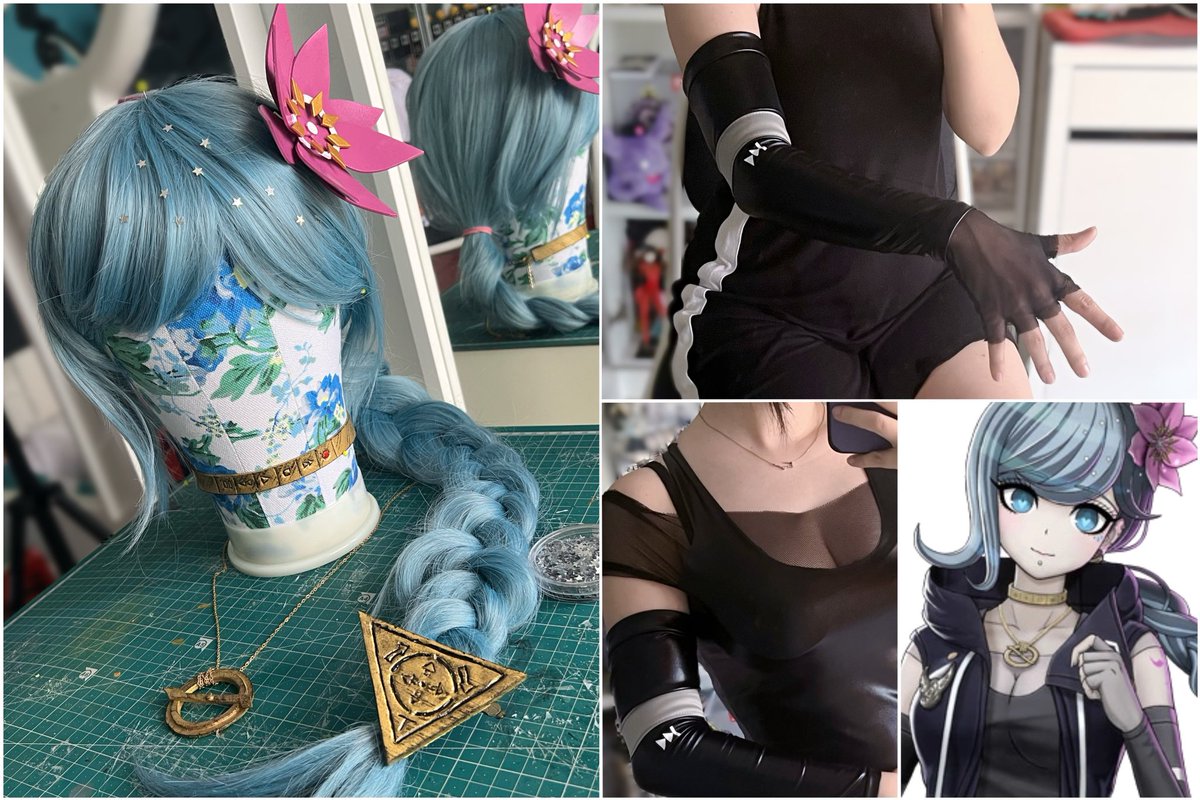 merynyan's tweet photo. I’ve been speedrunning a Fubuki cosplay test for this contest! ⬇️ I’ll be taking some photos tomorrow! Wish me luck 🍀 #RAINCODE https://t.co/WiFBlQQzUV