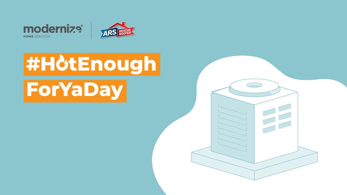 ModernizePros's tweet image. On this 'Hot Enough For You?' Day, we're not just feeling the heat, but also the immense appreciation for our partner @ARSRescueRooter. Your dedicated HVAC services make every summer a breeze for our homeowners.  #HotEnoughForYouDay #HVACPros #ModernizeHomeServices.