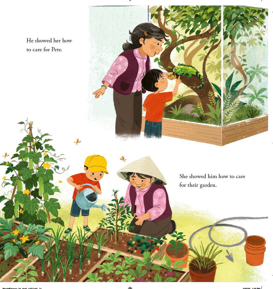 AngelaPhamKrans's tweet photo. Dung Ho is a NYT Bestselling illustrator &amp; I have enjoyed every minute of seeing Words Between Us come alive through her illustrations.  Even the end papers are amazing! If you are interested in a copy, you can pre-order wherever books are sold (but local bookstores are best❤️) https://t.co/IxF7OufH5x
