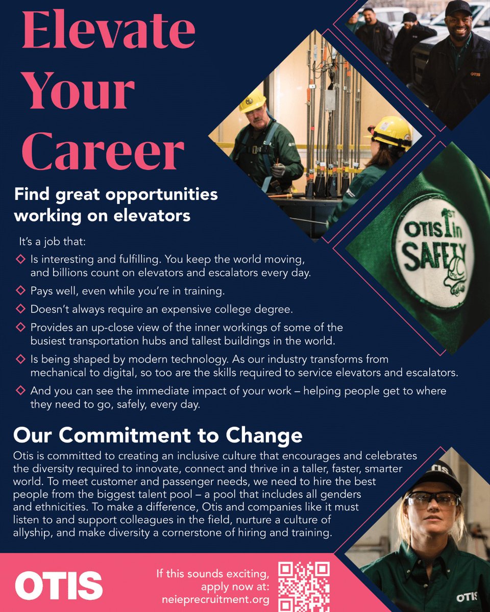 Join us Wednesday, July 26, at 5pm for an info session to learn more about the National Elevator Industry Educational Program (NEIEP) and how you can elevate your career by joining the elevator trade!

This info session will take place via Zoom. bit.ly/NEIEPinfo-WSUL