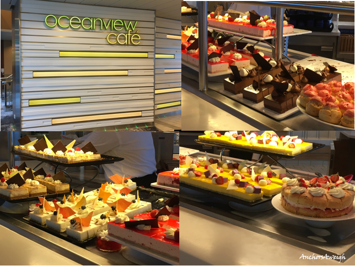 AnchorsAweighJH's tweet photo. A selection of some of the tasty treats to choose from in the Oceanview Cafe on Celebrity Silhouette. 
@CelebrityCruise @CelebrityUK #celebritycruises #JourneyWonderFULL #celebritysilhouette #cruiseship #oceanviewcafe #food #desserts #travel #holiday #travelblogger #anchorsaweigh https://t.co/31fjrLVv0E