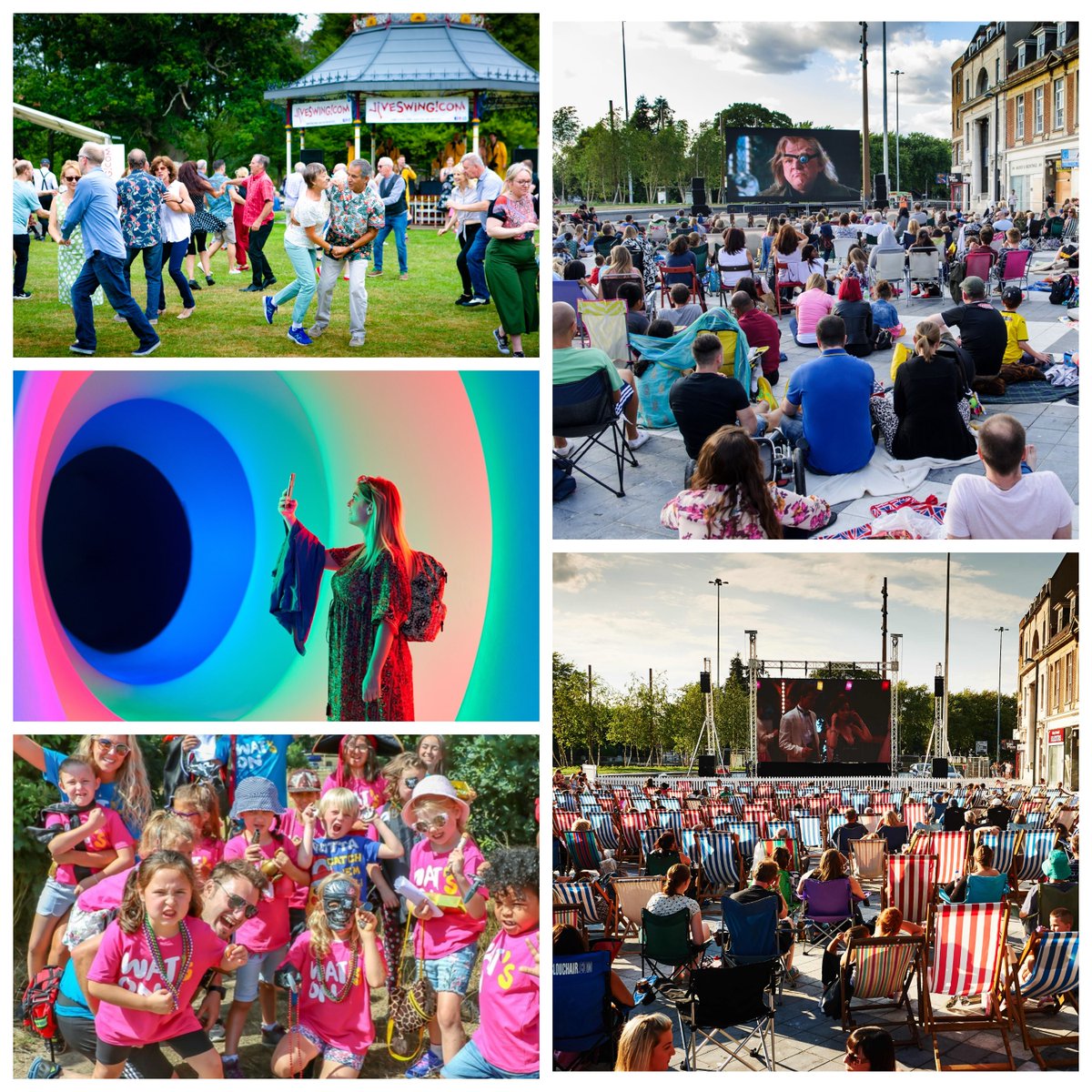 🎉 𝐓𝐇𝐈𝐒 𝐖𝐄𝐄𝐊: FREE/LOW COST EVENTS

💪 Under 19's free swim &amp; gym
😃 HAPpy Activity Camps
🎬 Big Screen
🤸🏾‍️Wat's On
🐤 Ugly Duckling Show
🚣‍♀️ Wildplay Sessions
🎪 Watford Carnival
🕺 JiveSwing Festival
🛍️ Sunday Market

🌈 Colourscape (Aug): ticketsource.co.uk/colourscape-mu…