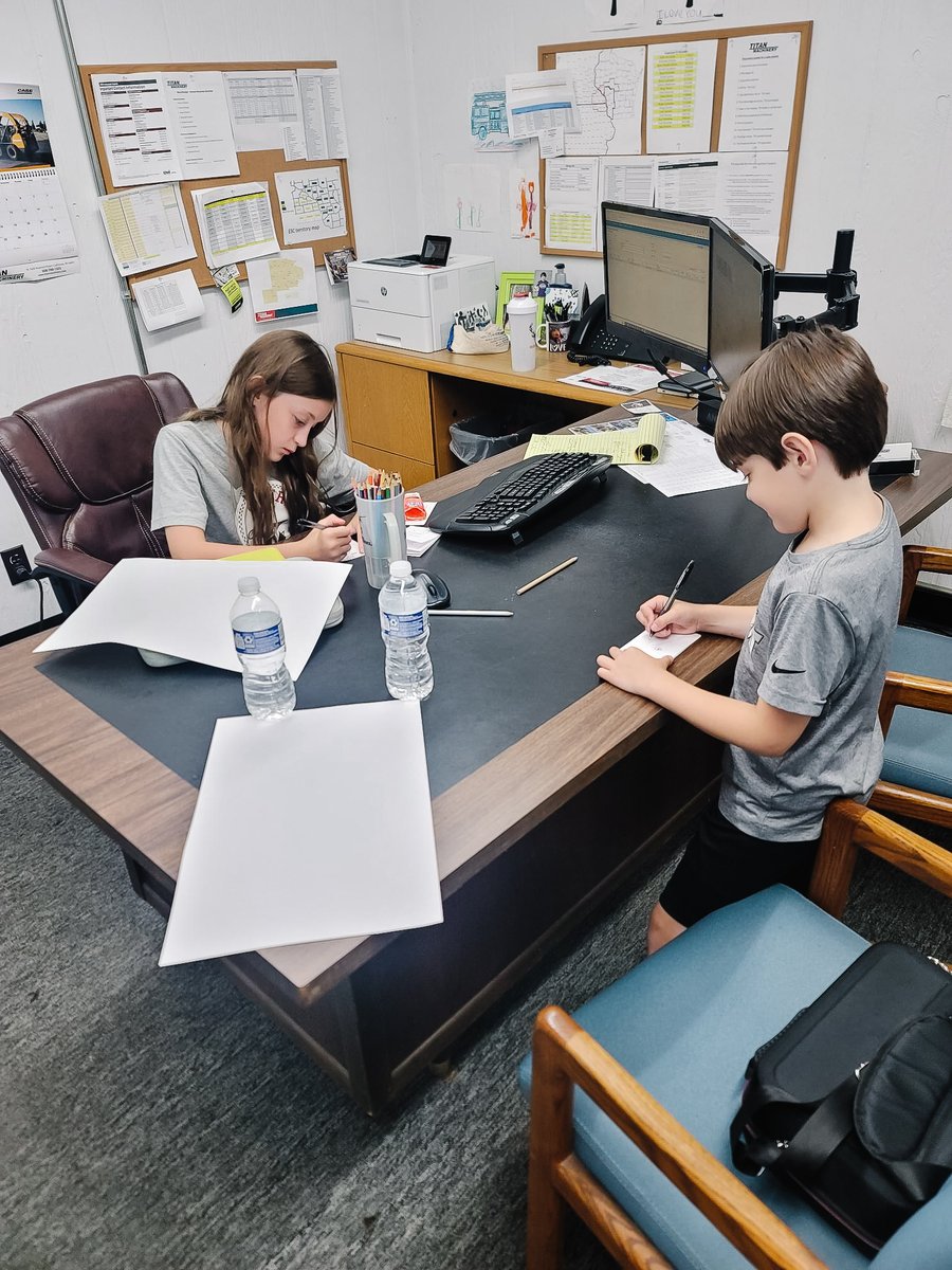 We are always excited to welcome mini operators that want to check out the power and precision of our equipment!