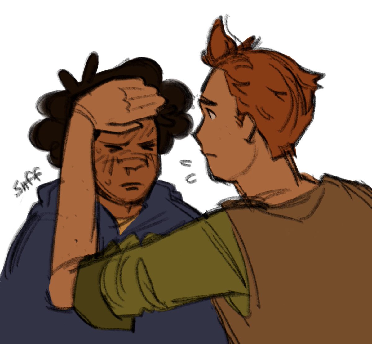 naphelio's tweet photo. some dadvid stuff from a tumblr ask :0) #campcamp https://t.co/Y743uhbVnb