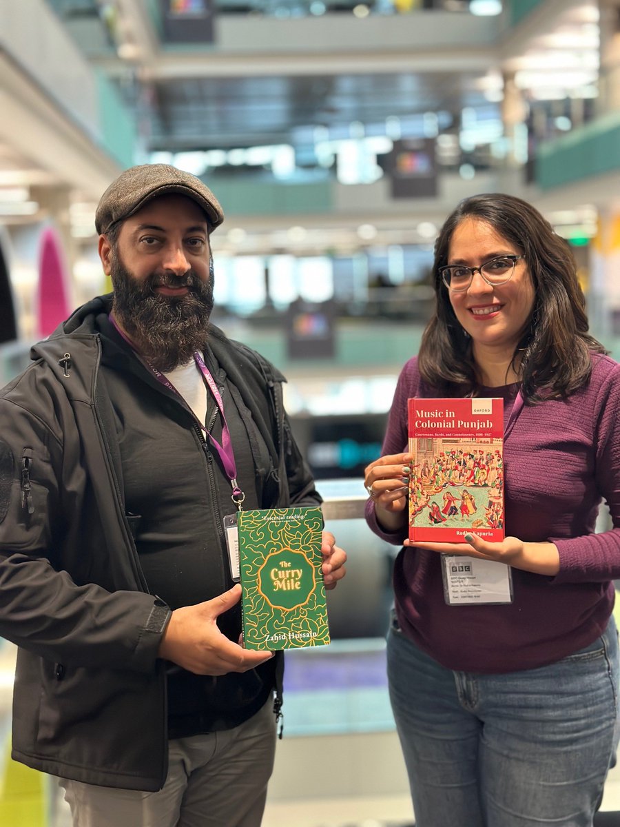 BBCLancashire's tweet photo. On this month's #MeetTheAuthor, we have not one, but two talented writers in the studio.
Manchester author @zahid4Labour has just released the second instalment of 'The Curry Mile' and @RadhaKapuria has released her book 'Music in Colonial Punjab'.

🔊 https://t.co/dY8L02ZCdy https://t.co/gylDKsVZi5