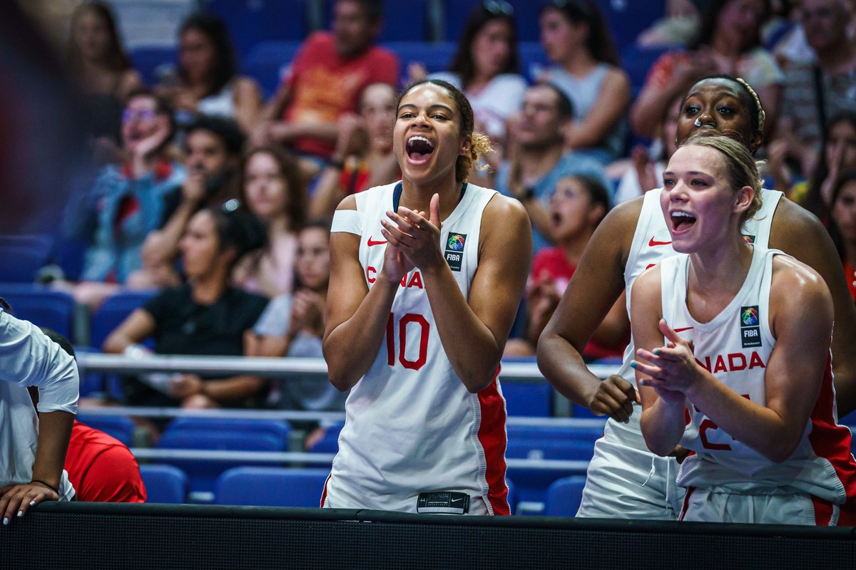 🥉BRONZE FOR CANADA🥉 Canada defeats France 80-73 in overtime to capture bronze at the FIBA U19 Women's Basketball World Cup. It is Canada's second-ever podium finish at this event. (📸: @CanBball) #FIBAU19