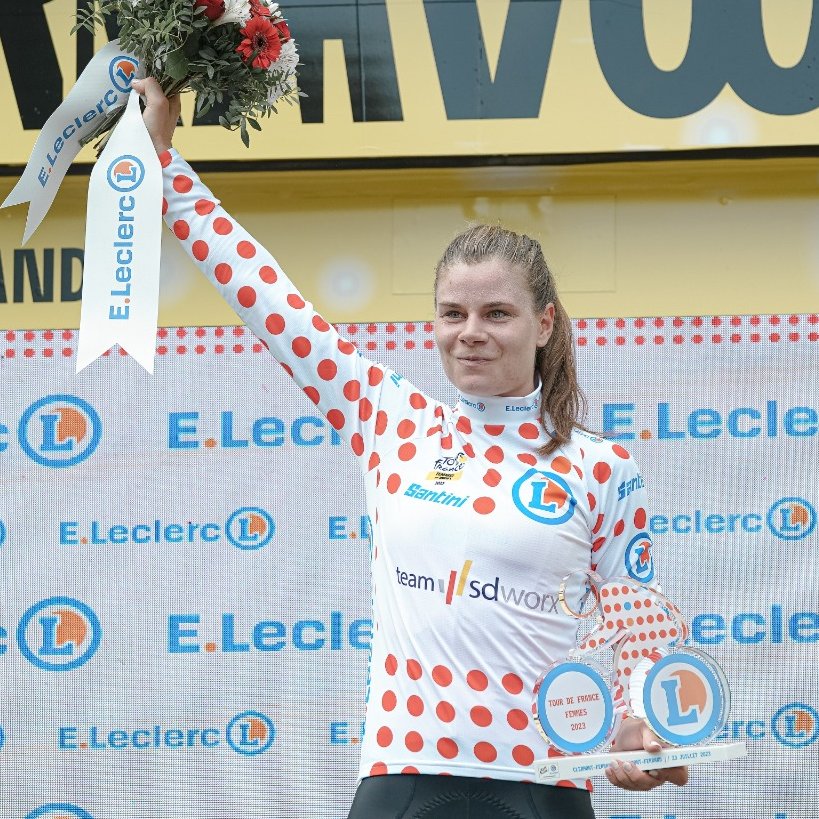 Maillot à Pois E.Leclerc tweet media