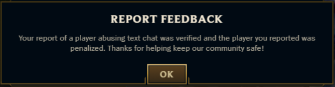 if someone ints you just report them for racism it works every single time