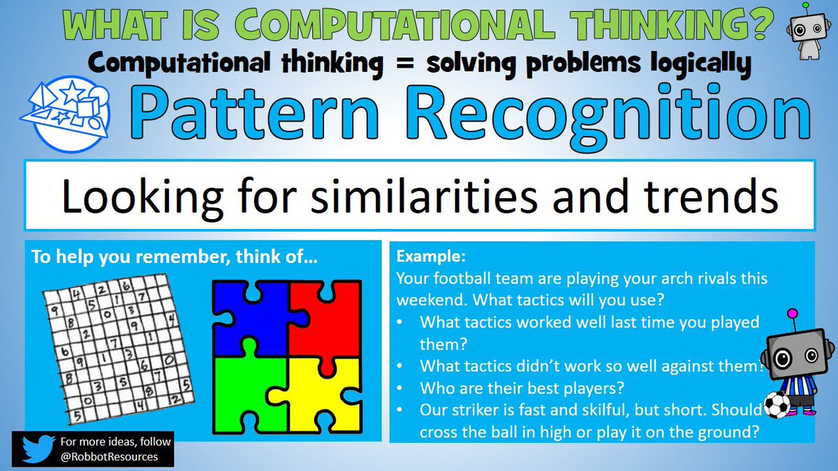 RobbotResources's tweet photo. What is Computational Thinking? Here’s some ideas!
#computationalthinking https://t.co/ZjEk3qQ7Ig