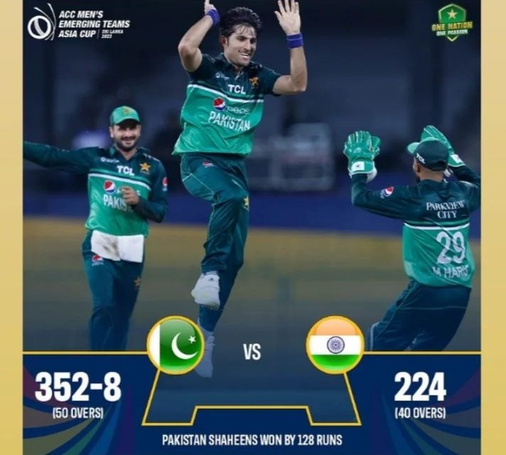 ImranMa00's tweet photo. Pakistan A team  🇵🇰 Won the Emerging Asia Cup Final 2023 🏆🏏🏆 against India A team 🇮🇳 Historical Victory 💫
#EmergingAsiaCupFinal 
#TheRealPCB https://t.co/UWTjrAspxh